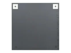 Espejo de pared cuadrado vidrio 50x50 cm ES982071 Plateado Outlet