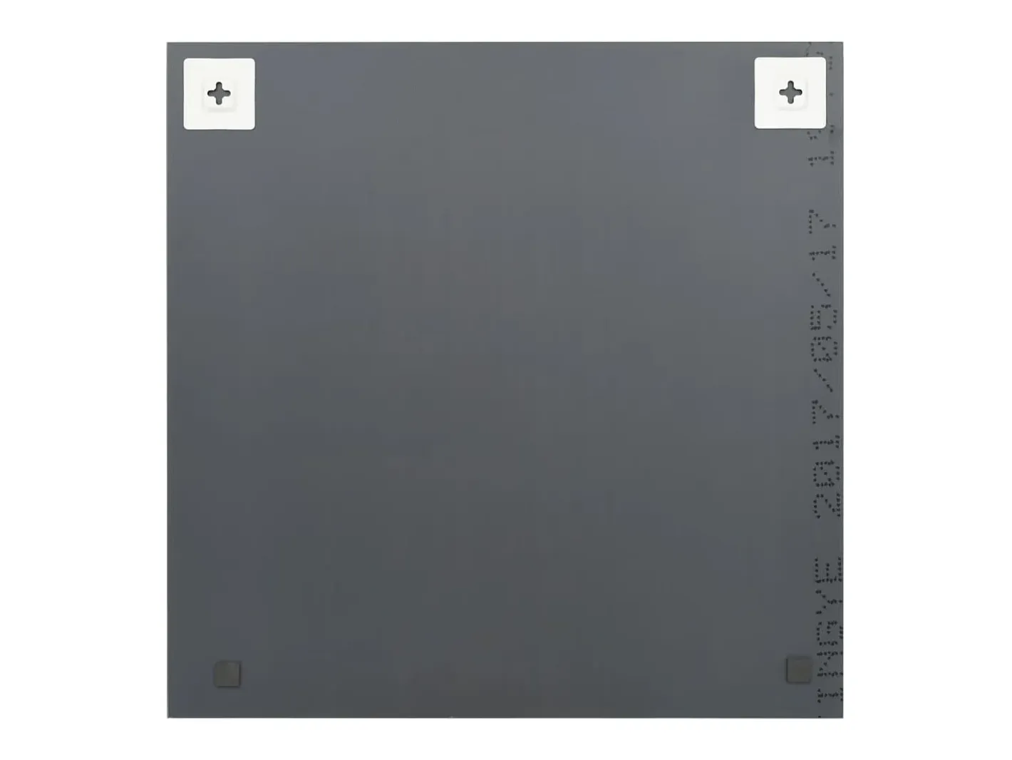 Espejo de pared cuadrado vidrio 50x50 cm ES982071 Plateado Outlet