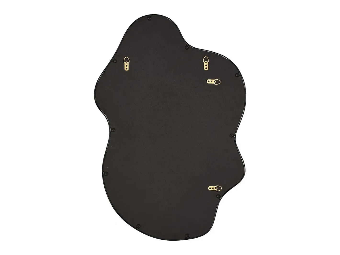Sale MSO Espejo de pared de aluminio cepillado de 56 x 90 cm Ely Negro