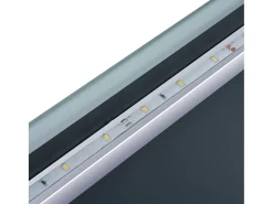 Espejo de pared de baño con LED y sensor táctil 100x60 cm ES763654 Plateado Online