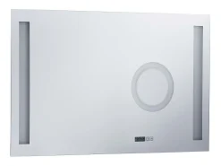 Espejo de pared de baño con LED y sensor táctil 100x60 cm ES763654 Plateado Online