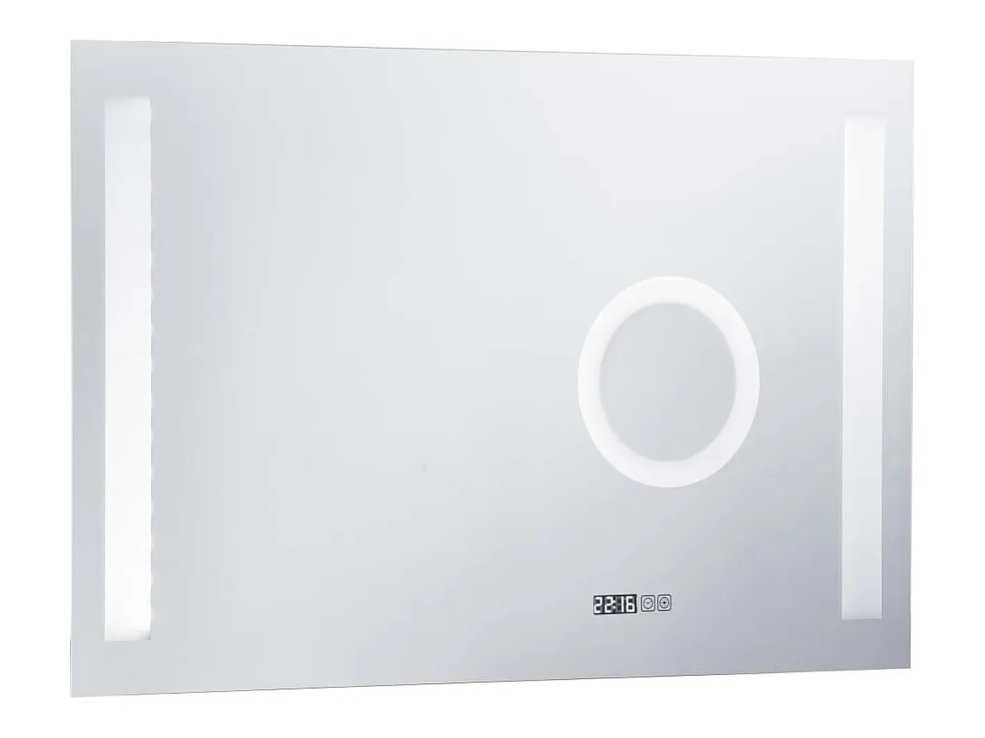 Espejo de pared de baño con LED y sensor táctil 100x60 cm ES763654 Plateado Online