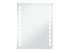 Espejo de pared de baño con LED 60x80 cm ES282936 Plateado New