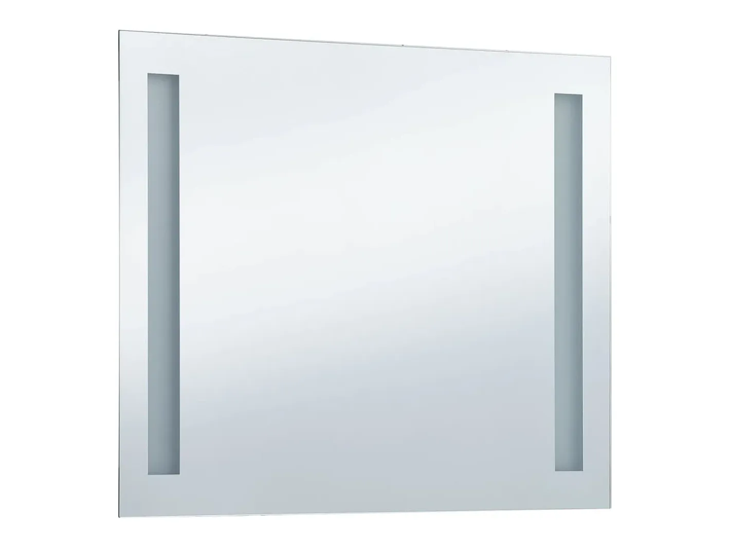 Discount Espejo de pared de baño con LED 80x60 cm ES645245 Plateado