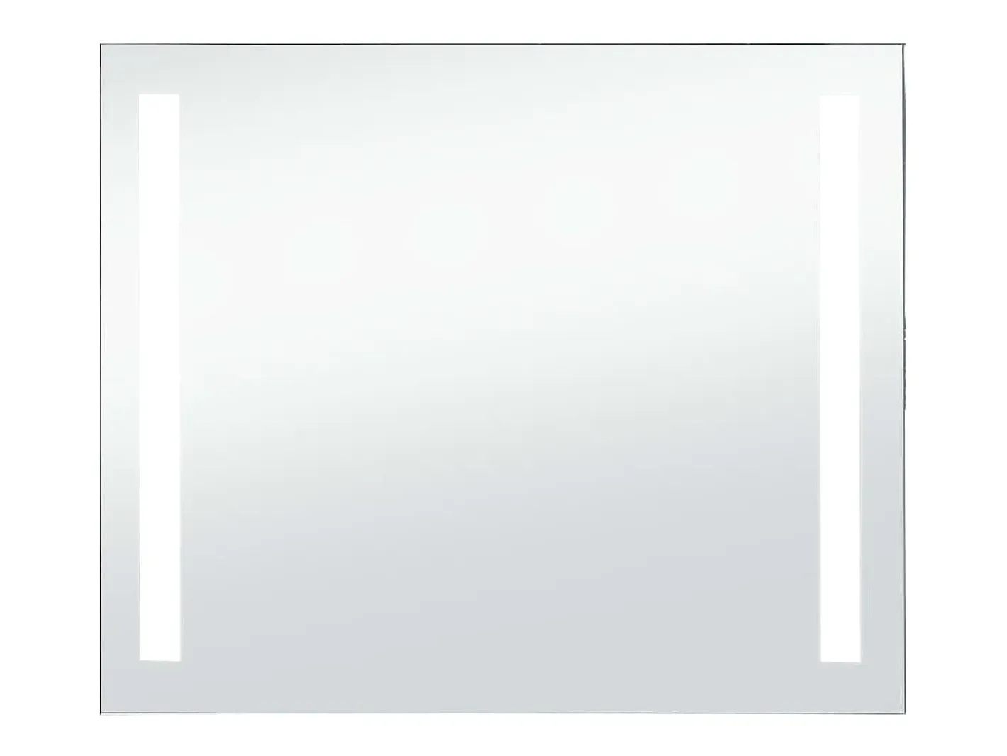 Discount Espejo de pared de baño con LED 80x60 cm ES645245 Plateado