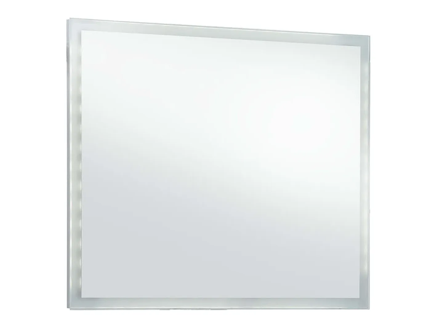 Espejo de pared de baño con LED 80x60 cm ES285174 Plateado Online
