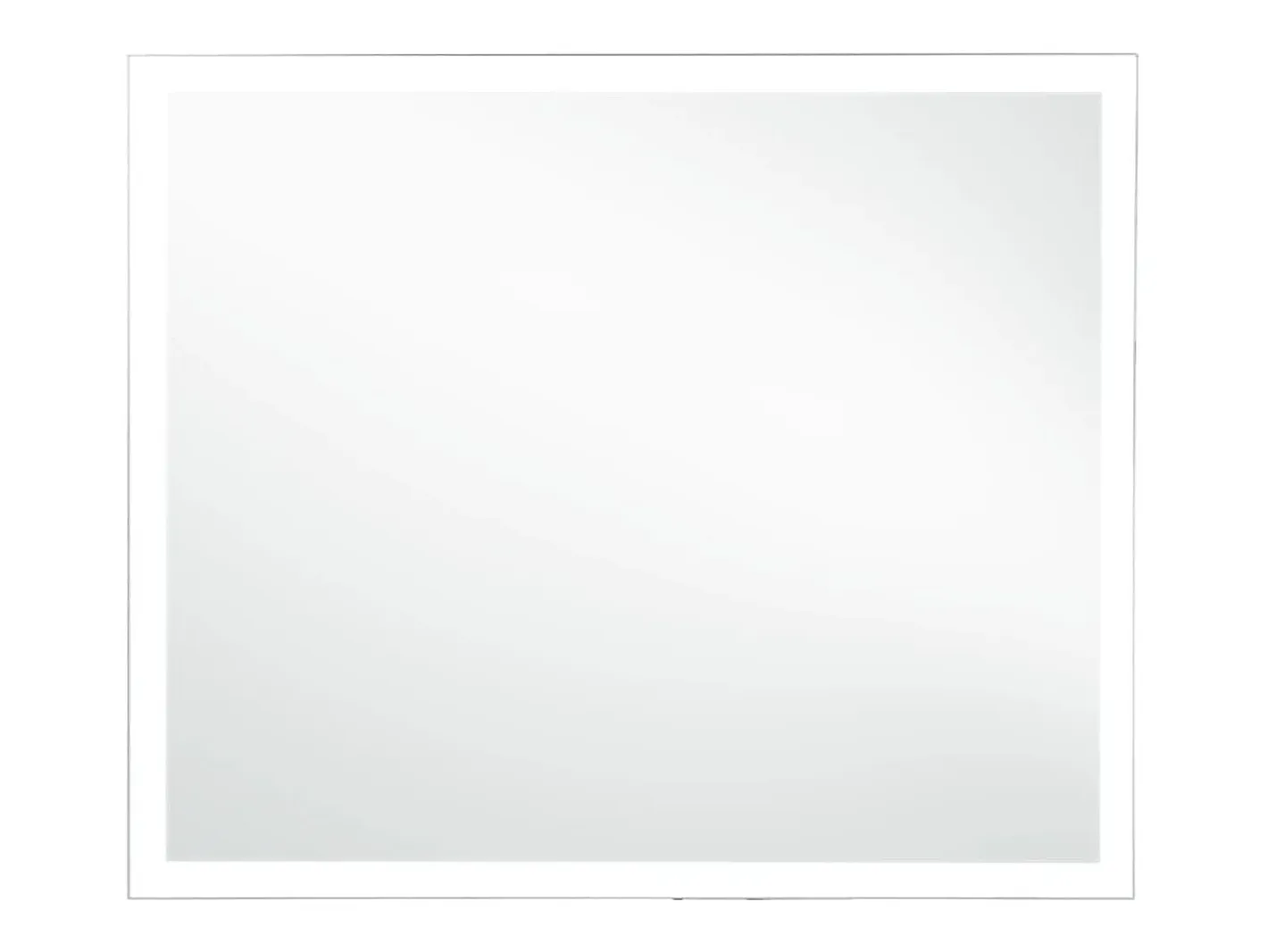 Espejo de pared de baño con LED 80x60 cm ES285174 Plateado Online