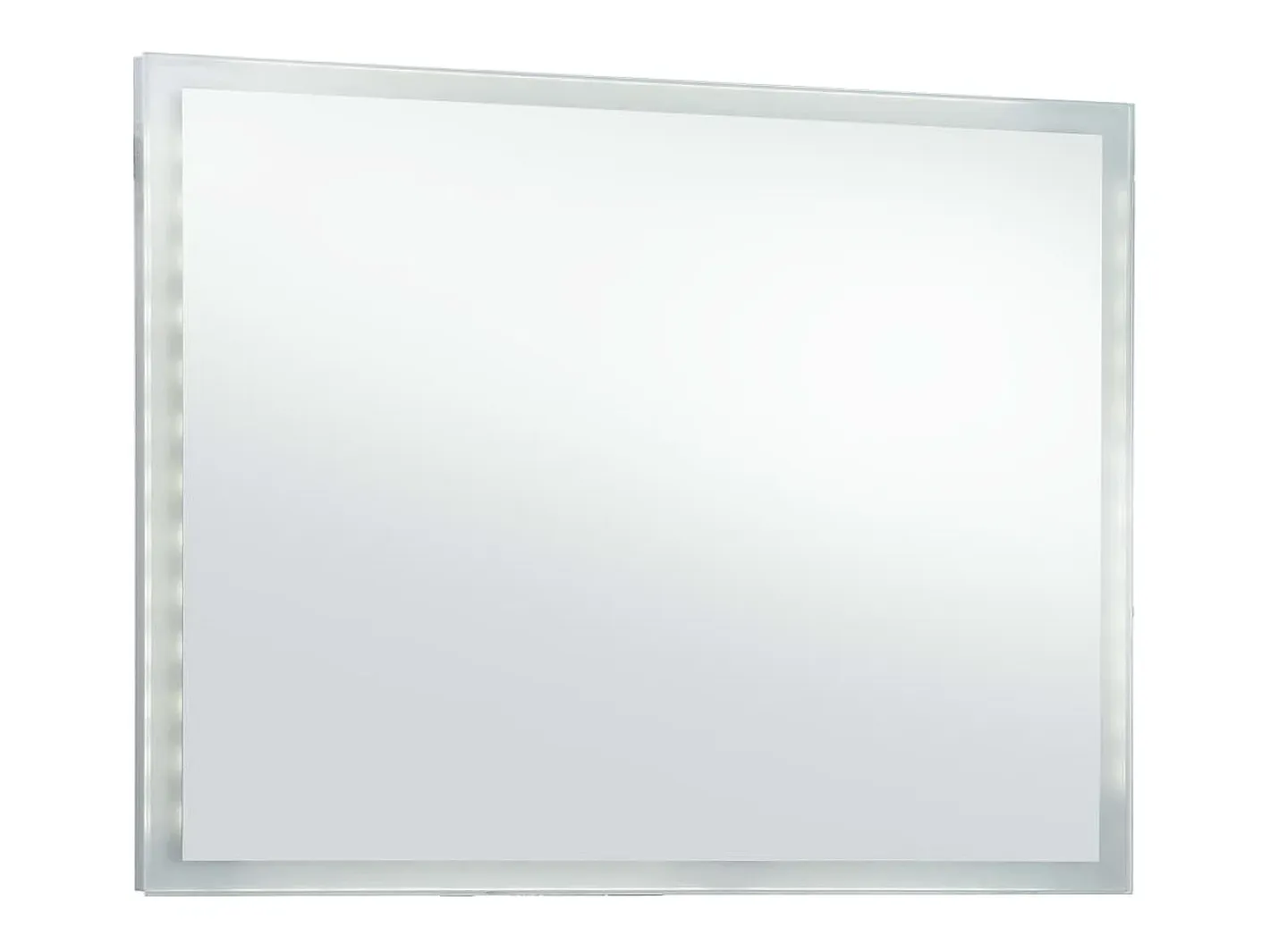 Espejo de pared de baño con LED 100x60 cm ES487105 Plateado Outlet