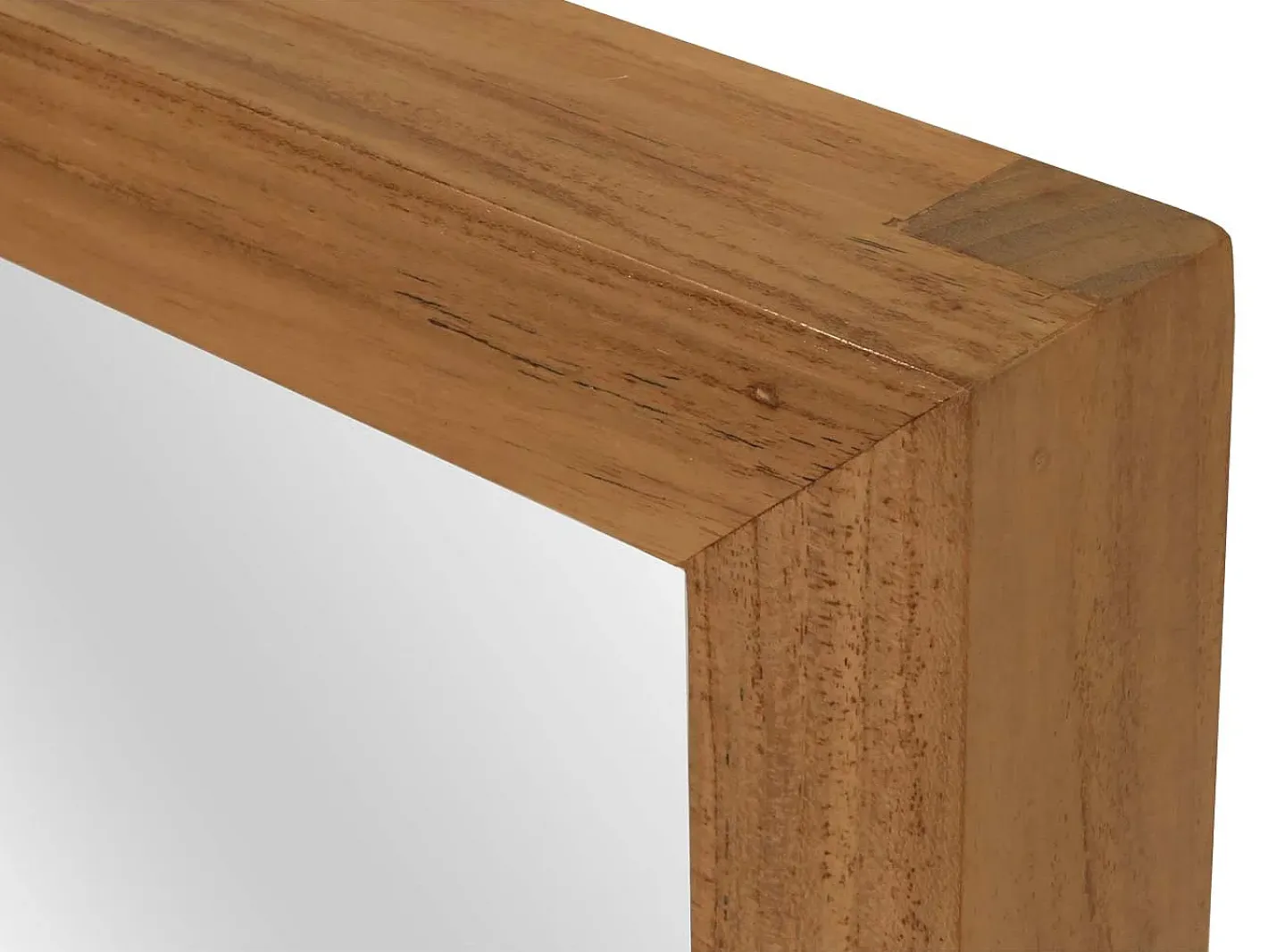 MCW Espejo de pared de teca -M75 Marru00f3n Sale