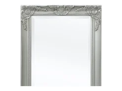 Espejo de pared estilo barroco 100x50 cm Plata Plateado Discount