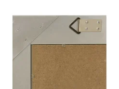 Espejo De Pared|Espejo-Espejo de pared estilo barroco 50x40 cm Plata Plateado