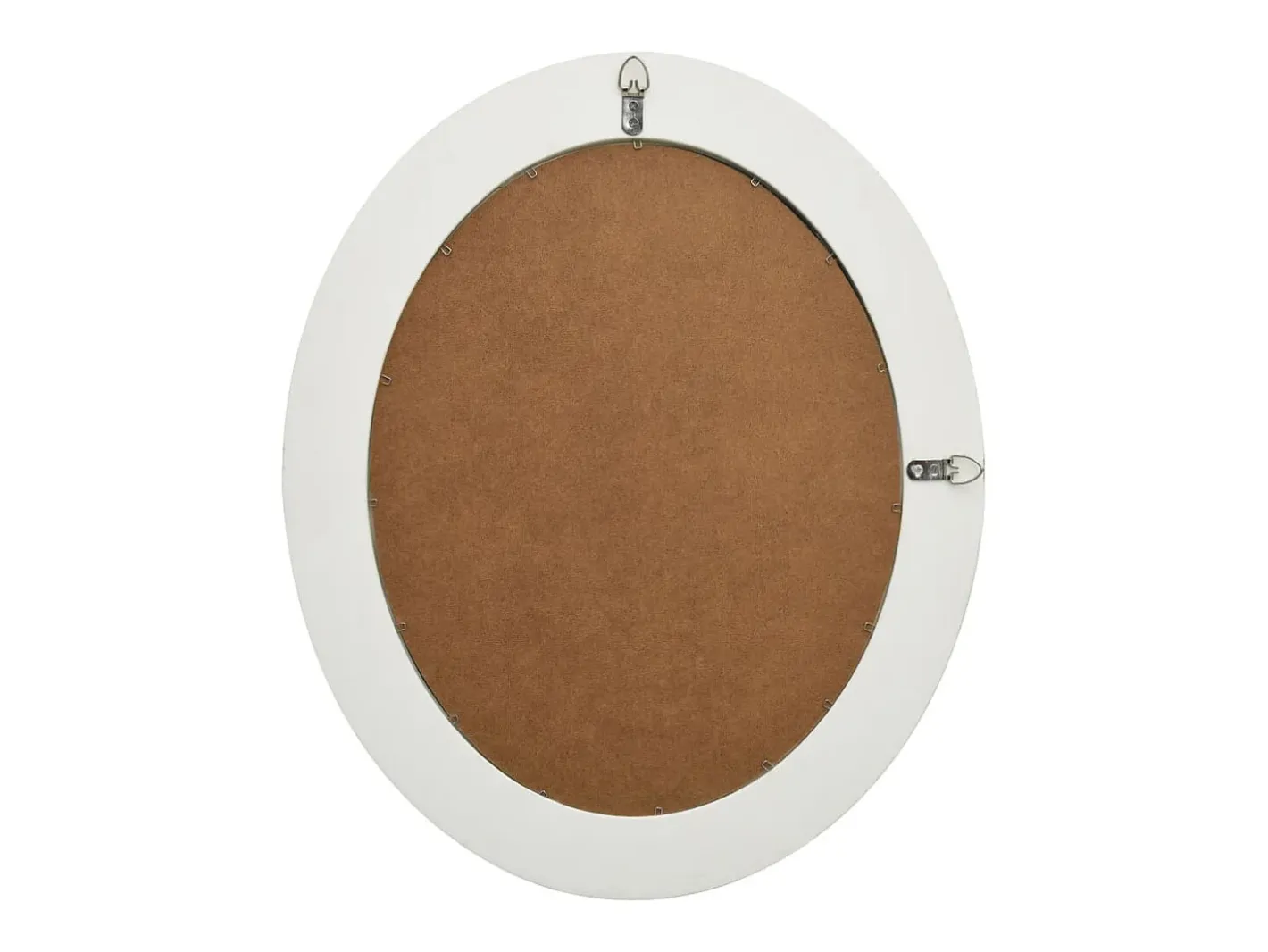 New Espejo de pared estilo barroco 50x60 cm Blanco
