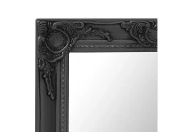 Espejo de pared estilo barroco 60x40 cm ES599304 Negro Best