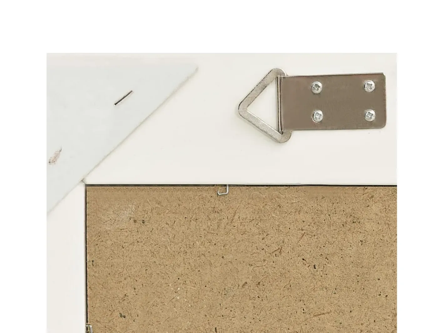Outlet Espejo de pared estilo barroco 50x60 cm ES268965 Blanco