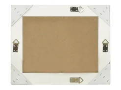New Espejo de pared estilo barroco 50x40 cm ES526033 Blanco
