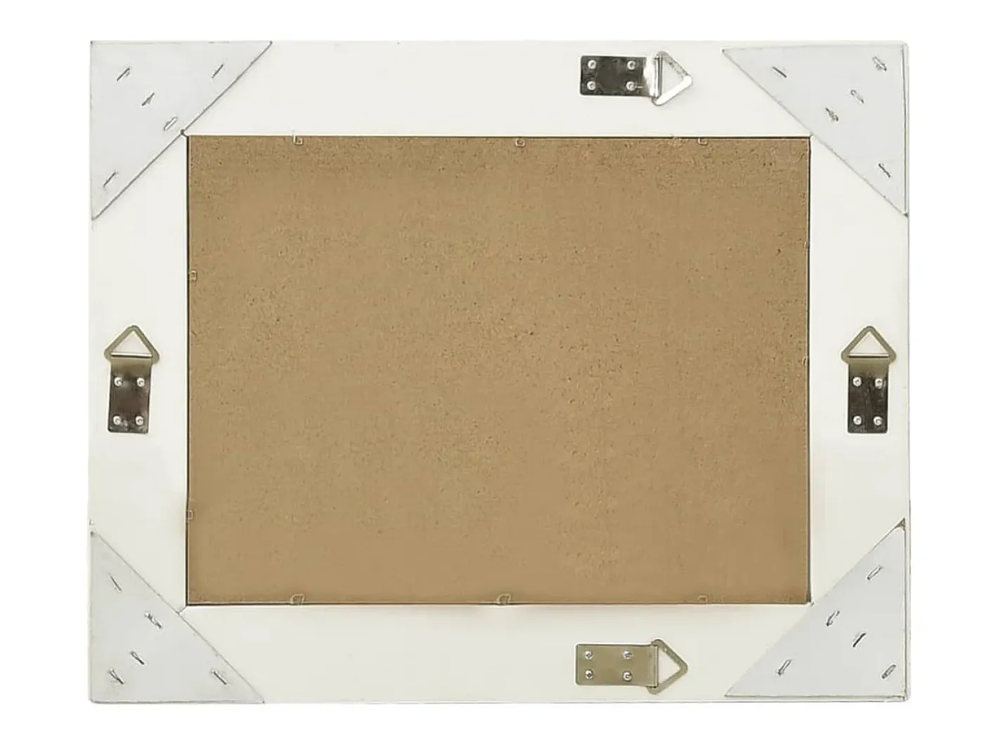 New Espejo de pared estilo barroco 50x40 cm ES526033 Blanco