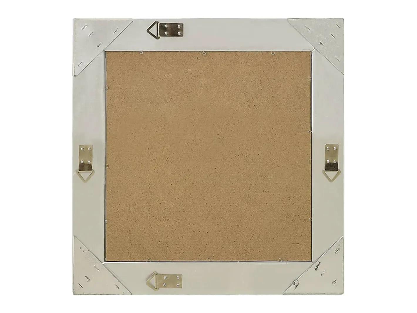 Espejo de pared estilo barroco 50x50 cm ES894163 Plateado Best