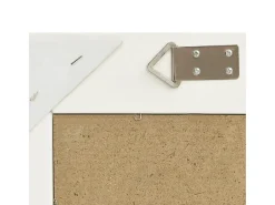 Clearance Espejo de pared estilo barroco 60x60 cm ES435492 Blanco