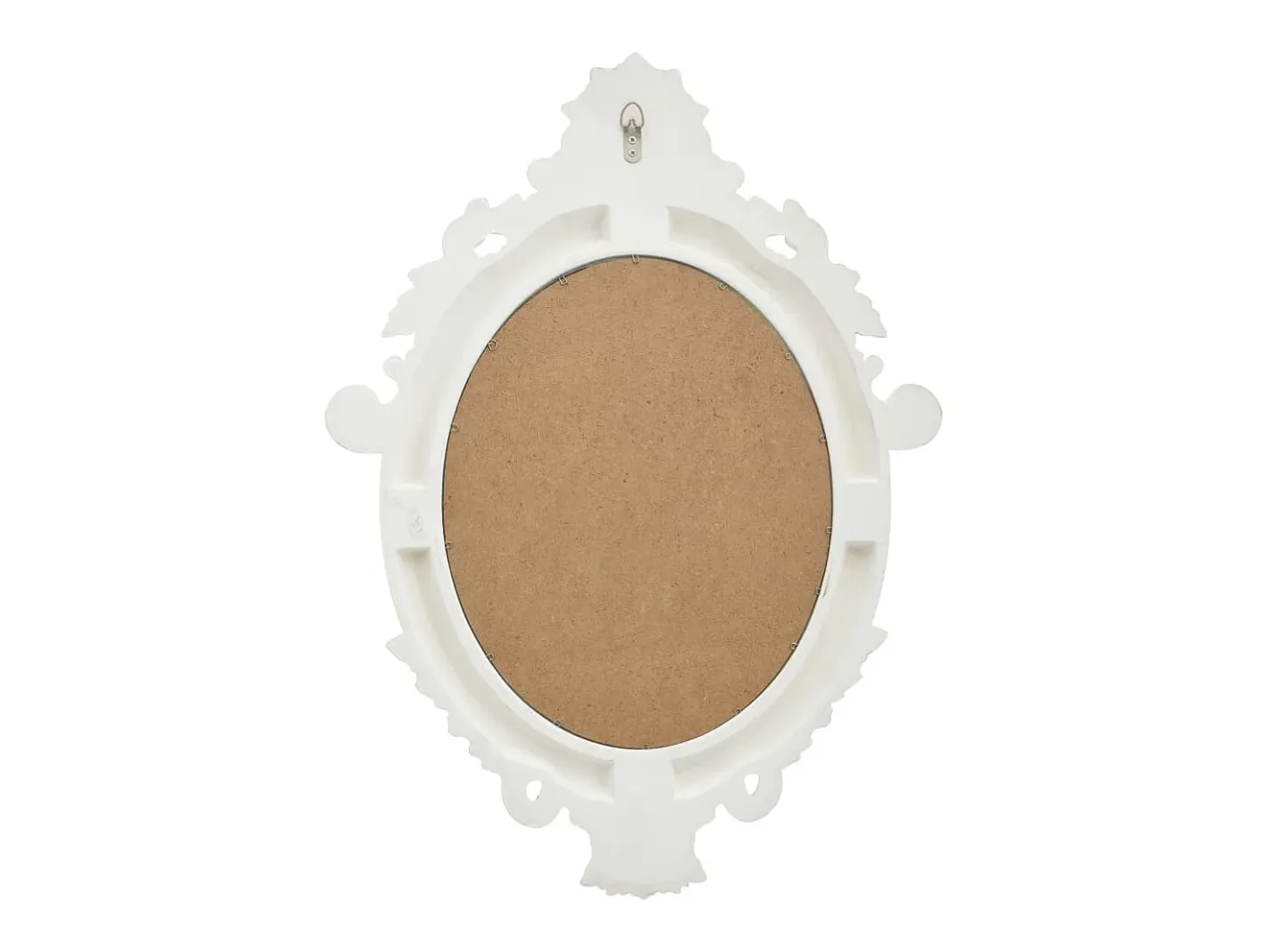 Espejo De Pared|Espejo-Espejo de pared estilo castillo 56x76 cm Blanco
