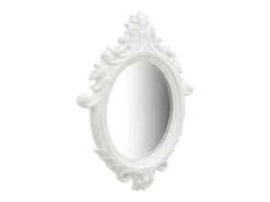 Espejo De Pared|Espejo-Espejo de pared estilo castillo 56x76 cm ES613790 Blanco