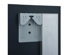 Espejo de pared LED para baño 80x60 cm Plateado Sale