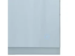 Espejo de pared LED para baño con sensor táctil 80x60 cm Plateado Hot
