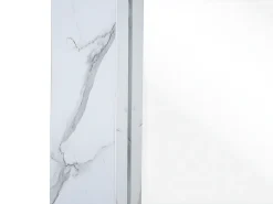 MCW Espejo de pared -L86, aspecto mármol blanco Gris / Blanco Outlet