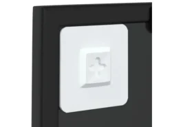 Best Espejo de pared metal 40x40 cm ES731612 Negro