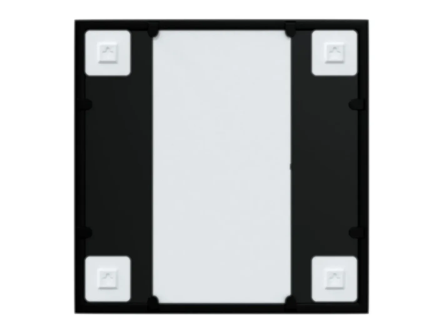 Best Espejo de pared metal 40x40 cm ES731612 Negro
