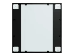 Espejo de pared de metal 60x60 cm Negro