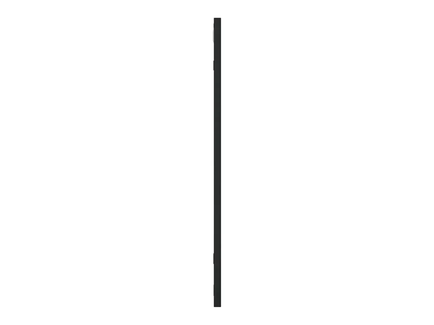 Espejo de pared 60x60 cm cuadrado de hierro Negro Clearance