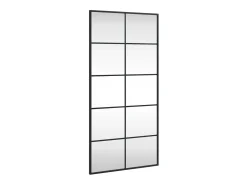 Espejo De Pared|Espejo-Espejo de pared 50x100 cm rectangular hierro Negro