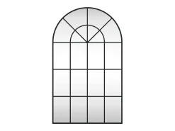 Espejo de pared 60x100 cm arco de hierro Negro