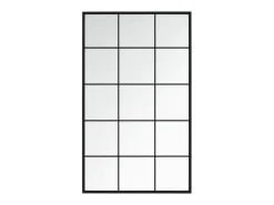 Espejo de pared 100x60 cm metal Negro Hot