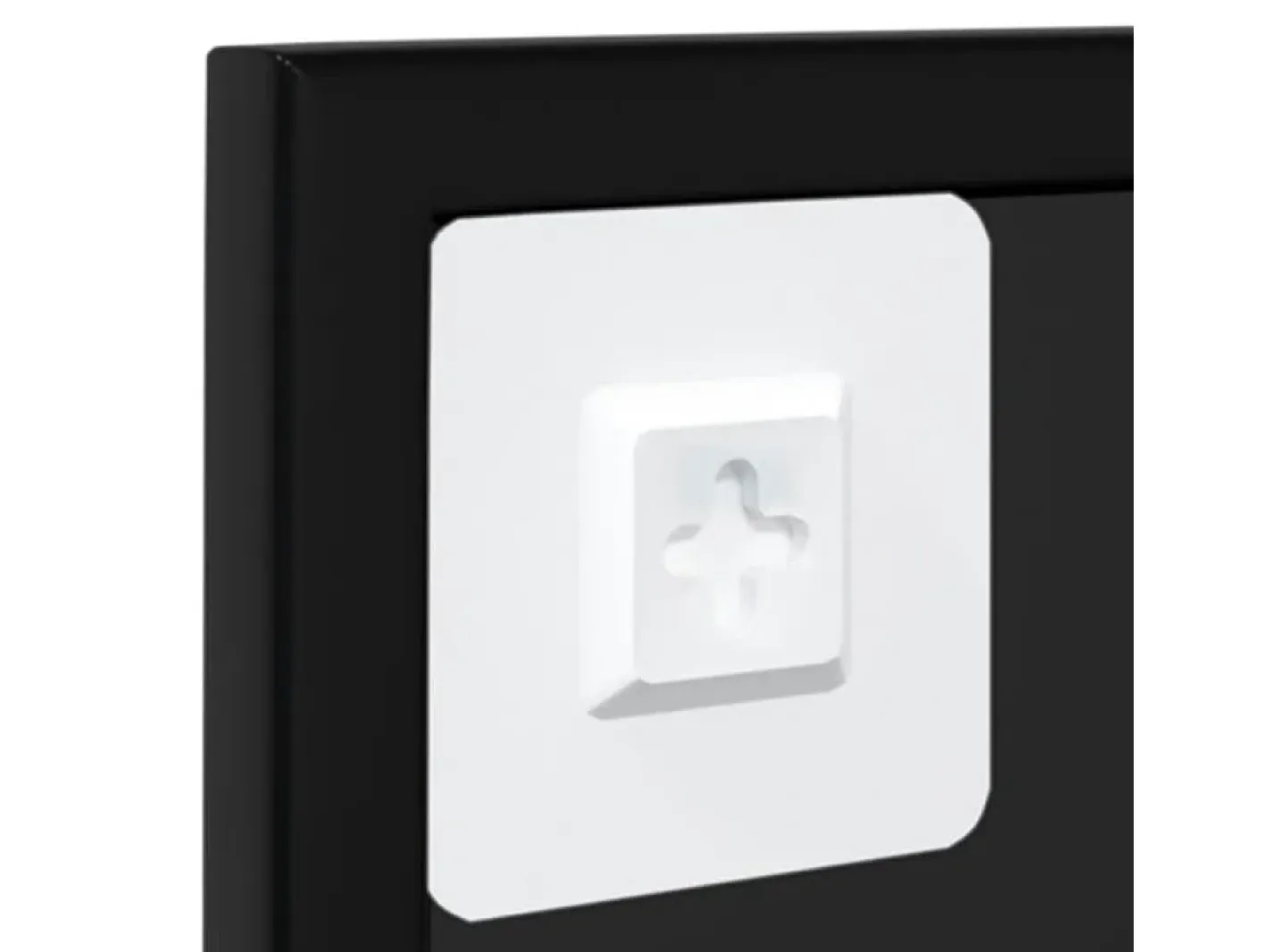 Espejo de pared 100x60 cm metal Negro Hot