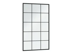 Espejo de pared 100x60 cm metal Negro Hot