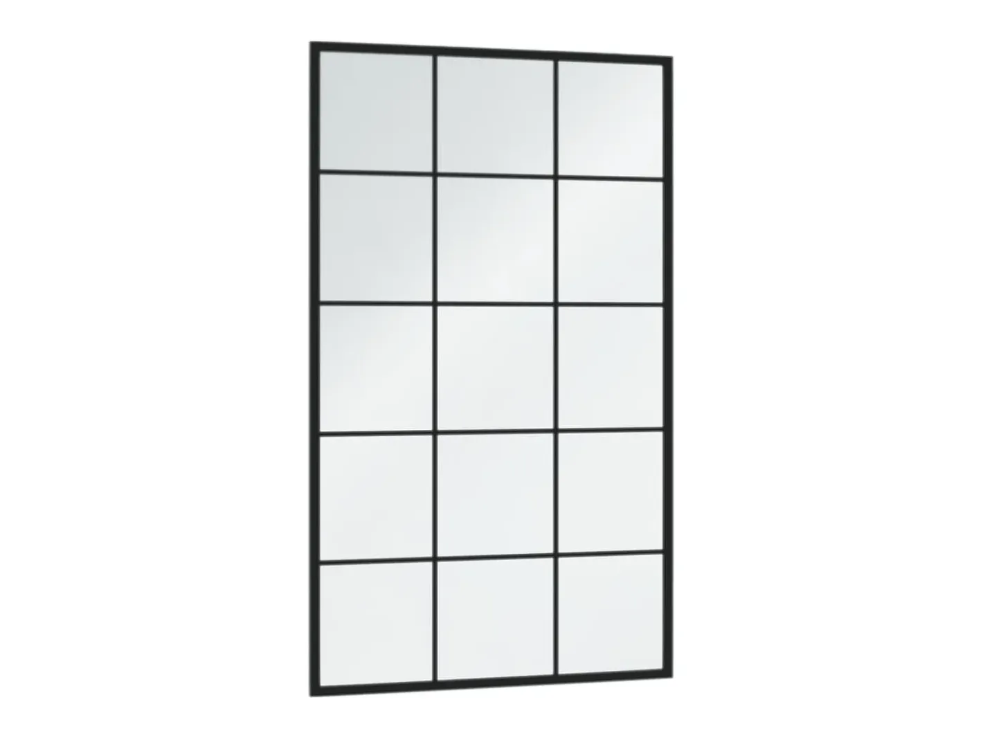 Espejo de pared 100x60 cm metal Negro Hot