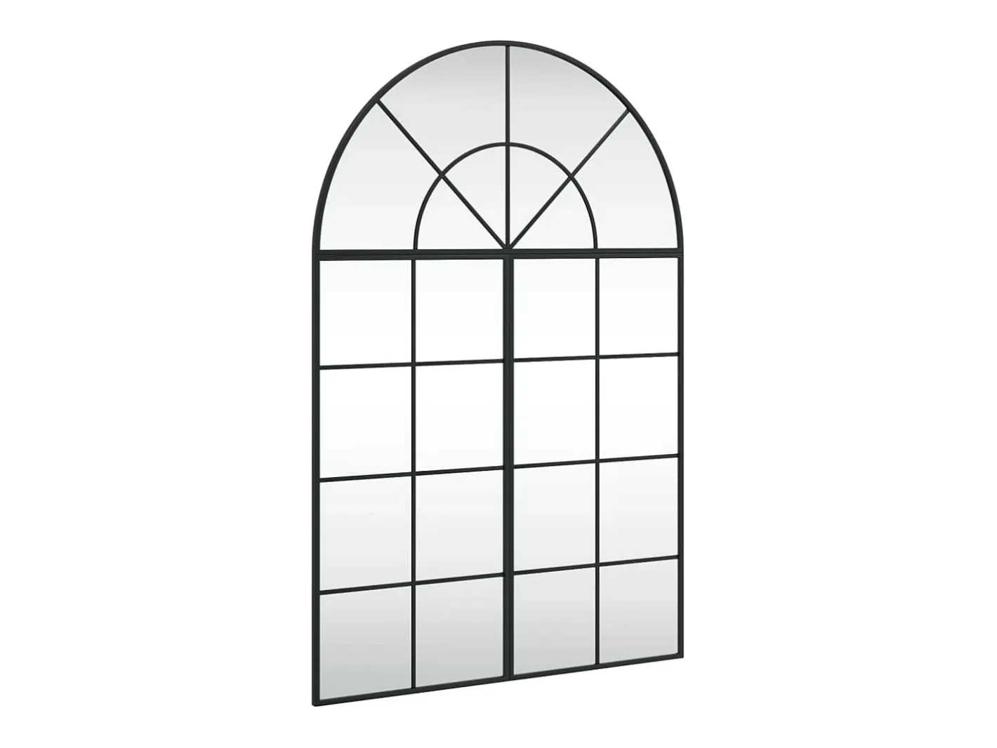 Espejo de pared 80x120 cm arco de hierro Negro Best