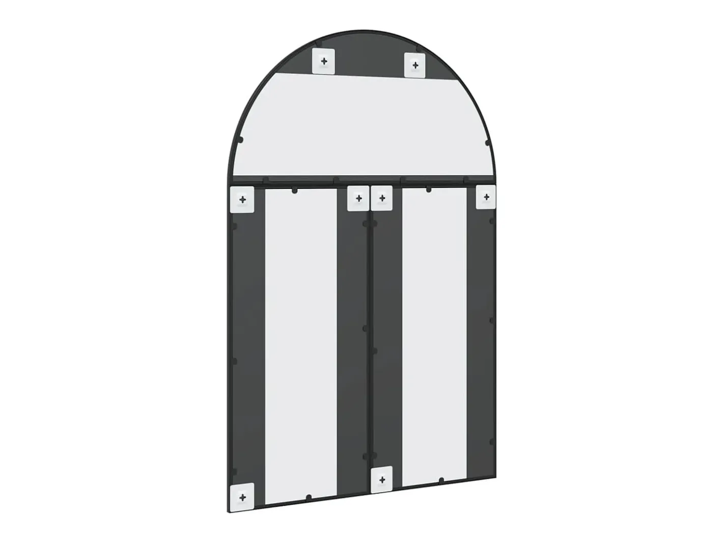 Espejo de pared 80x120 cm arco de hierro Negro Best