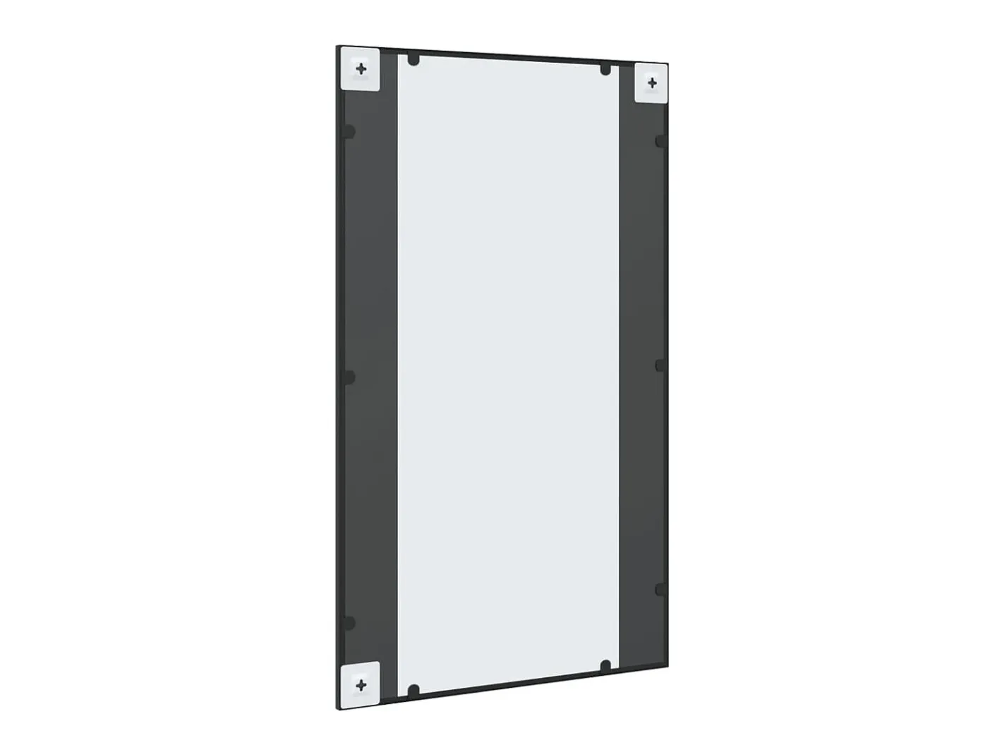 Espejo de pared 60x100 cm rectangular hierro Negro Clearance