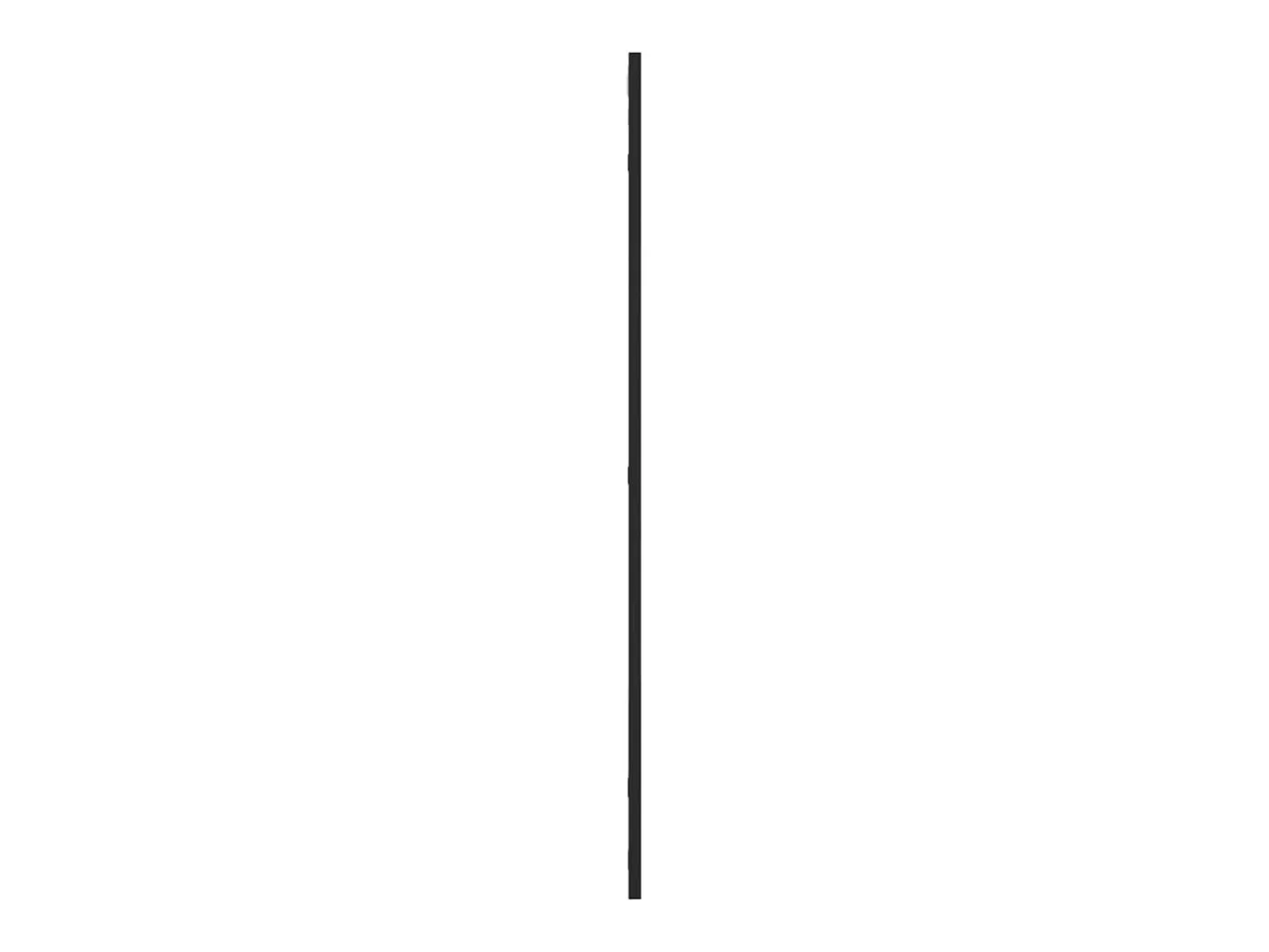 Espejo de pared 60x100 cm rectangular hierro Negro Clearance