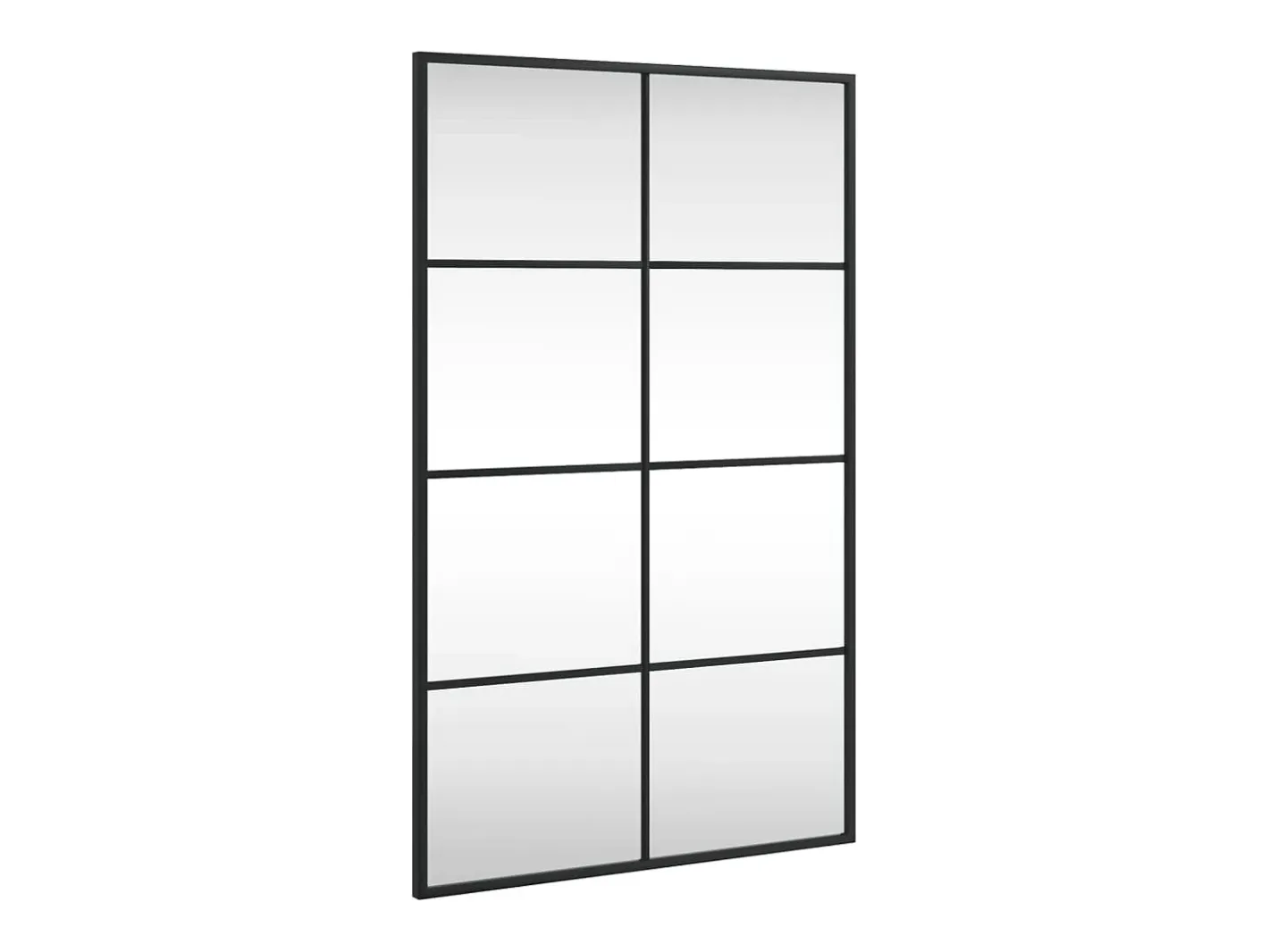 Espejo De Pared|Espejo-Espejo de pared 50x80 cm rectangular hierro Negro
