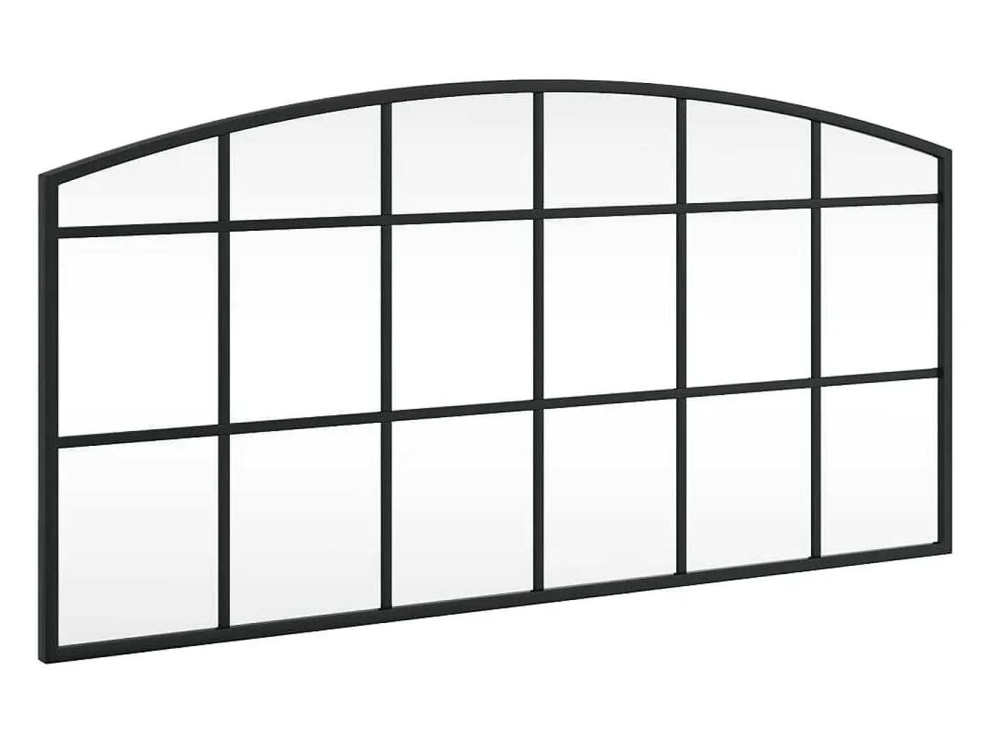Espejo de pared 80x40 cm arco de hierro Negro Best