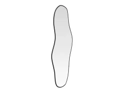 Outlet Espejo de pared 80x35 cm Negro