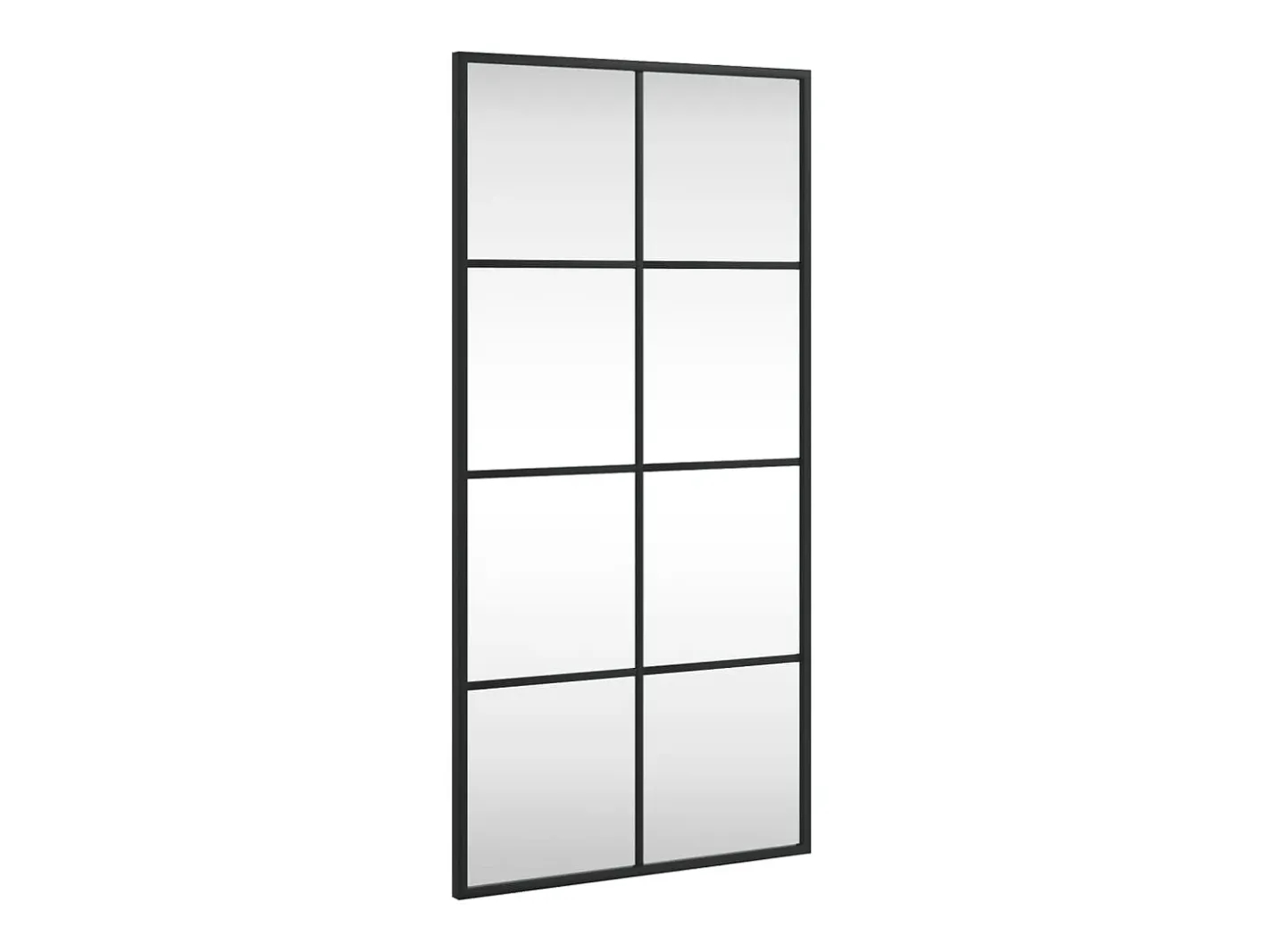 Espejo de pared 40x80 cm rectangular hierro Negro Best