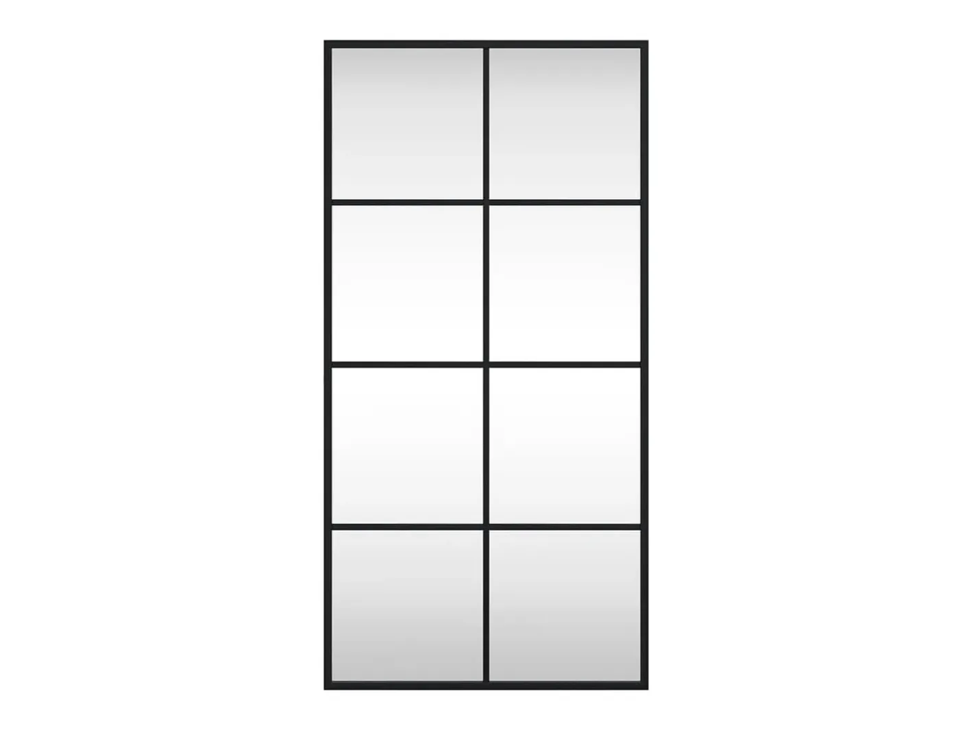Espejo de pared 40x80 cm rectangular hierro Negro Best