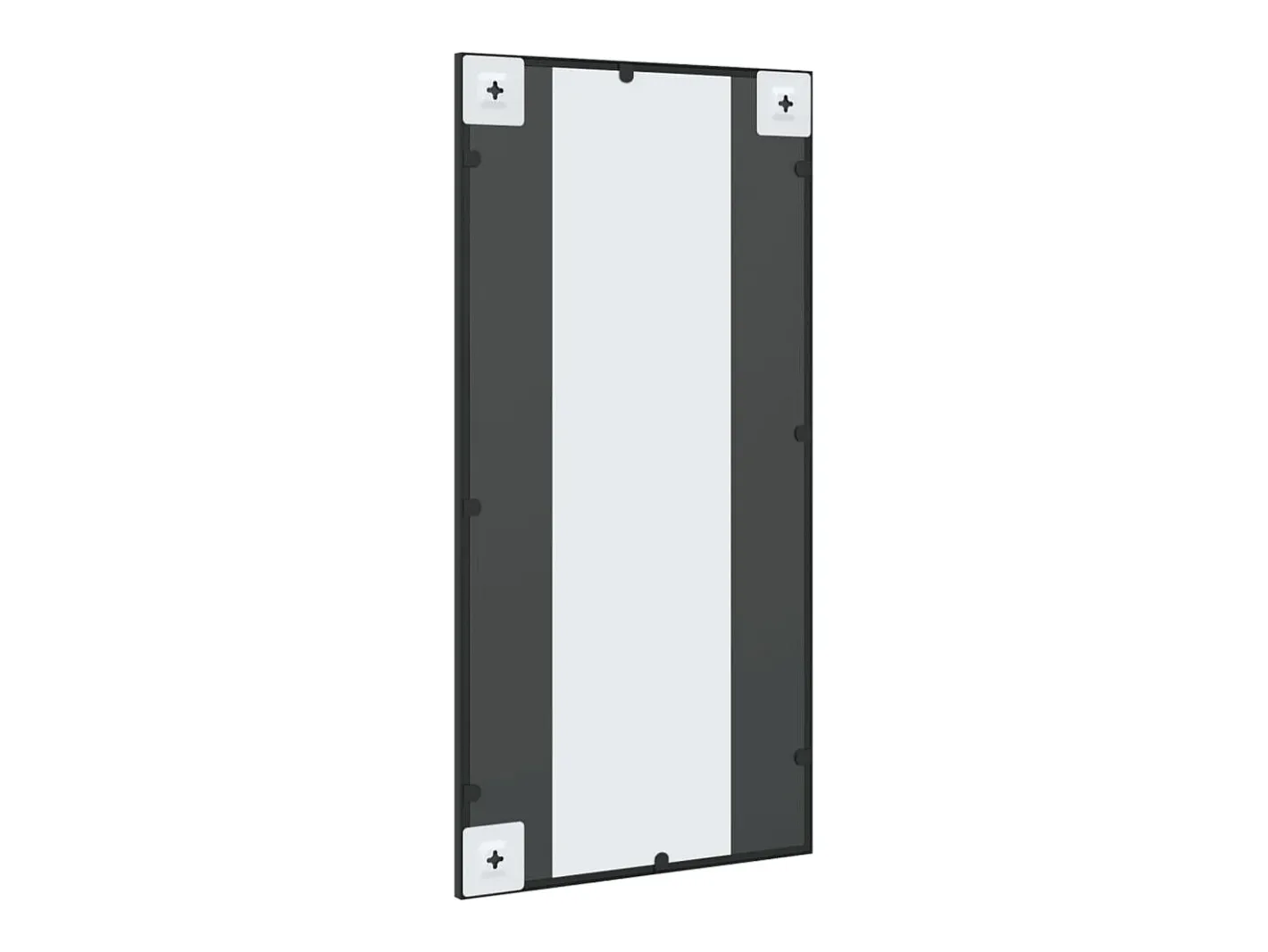 Espejo de pared 40x80 cm rectangular hierro Negro Best