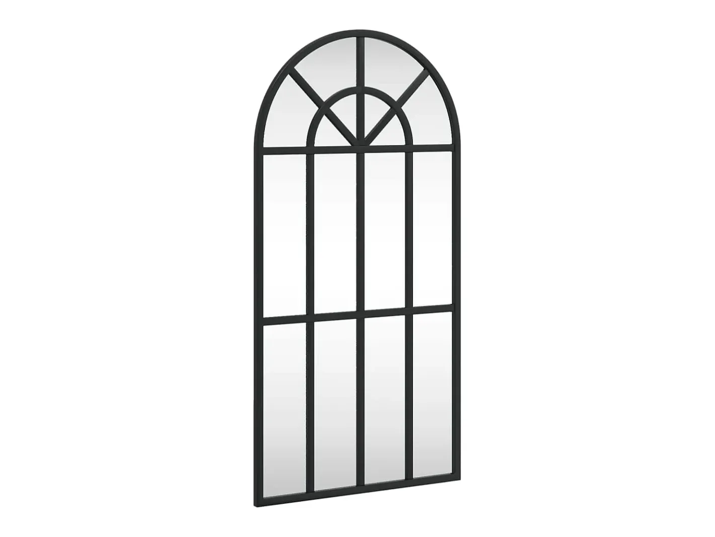Espejo De Pared|Espejo-Espejo de pared 30x60 cm arco de hierro Negro