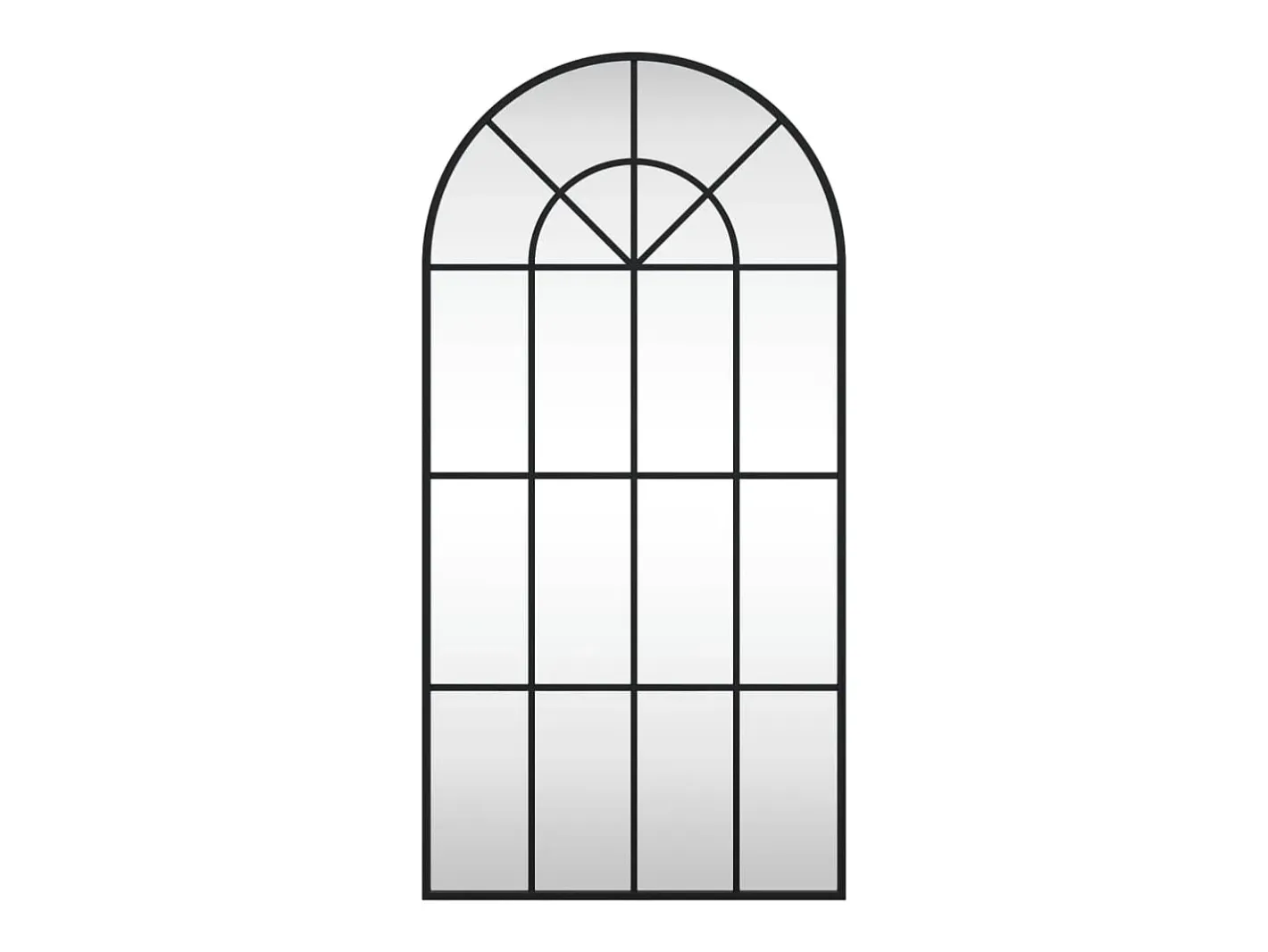 Espejo de pared 50x100 cm arco de hierro Negro New