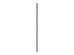 Espejo de pared 30x100 cm rectangular hierro Negro Best